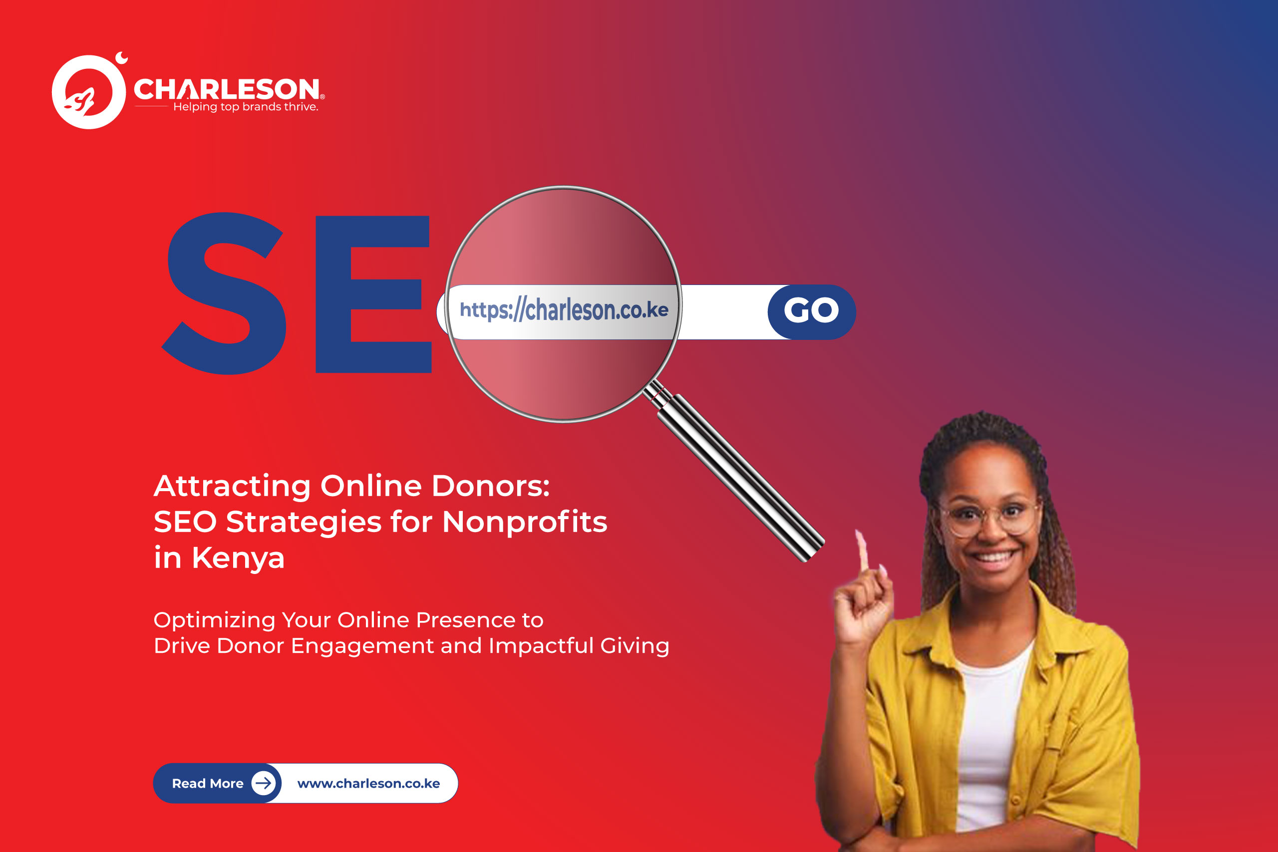 How to attract donors online search engine optimization for nonprofits in Kenya